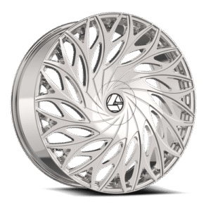 AZARA AZA-525 22.00x8.50 5x114.3/5x120 38 Nano Chrome
