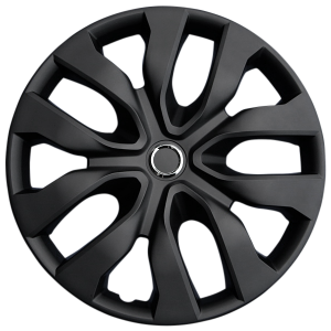 WHEEL COVERS 17 BLACK SET OF 4 PCS