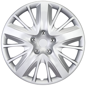 WHEEL COVERS 18 SILVER SET OF 4 PCS
