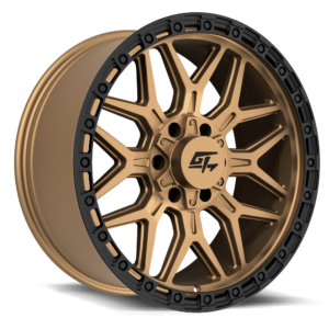 Revolt 20x10 5x127 / 5x139.7 -18 Matte Bronze with Black Ring