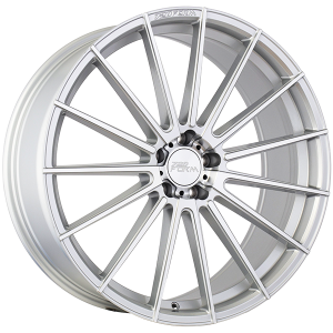 720 Form FF12 20x9.0 5x112 25 Silver - Machined Face