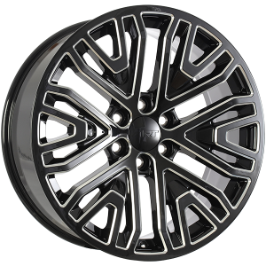 ART Replica REPLICA 176 20x9.0 6x139.7 24 Gloss Black - Milled Edge