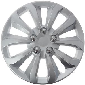 WHEEL COVERS 14 SILVER SET OF 4 PCS