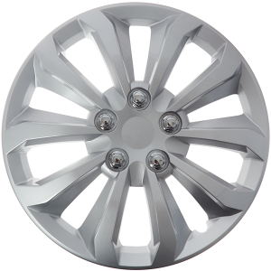 WHEEL COVERS 16 SILVER SET OF 4 PCS