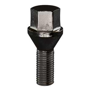 15X1.25 BOLT CONICAL 60 HEX 17 SHANK 32MM BLACK