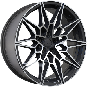 ART Replica REPLICA 284 19x8.0 5x112 25 Gloss Black - Machined Face