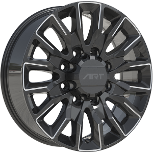 ART Replica REPLICA 414 20x8.5 8x165.1 15 Gloss Black - Milled Edge