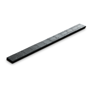 Thin Black Stick-on Wheel Weights 48 Strips of 12 Segment of 1/4 oz made of Steel