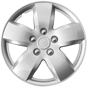 WHEEL COVERS 15 SILVER SET OF 4 PCS
