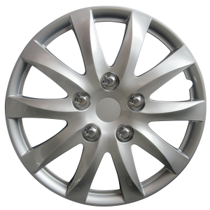 WHEEL COVERS 16 SILVER SET OF 4 PCS