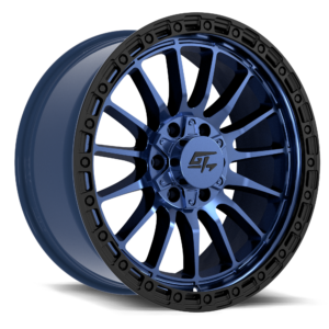 Renegade 17x9 6x135 / 6x139.7 +12 Midnight Blue with Black Ring