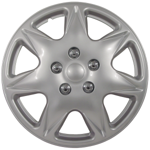 WHEEL COVERS 16 SILVER SET OF 4 PCS