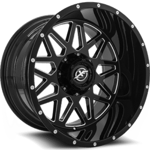 XF OFFROAD XF-211 22x12 5x127/5x139.7 -44 Gloss Black Milled
