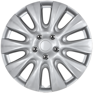WHEEL COVERS 17 SILVER SET OF 4 PCS