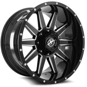 XF OFFROAD XF-219 20x10 6x135/6x139.7 -12 Gloss Black Milled