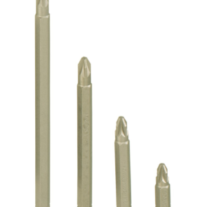 1/4" HEX SHANK, PZ 2 POSIDRIVE SCREWDRIVER BIT 56MML