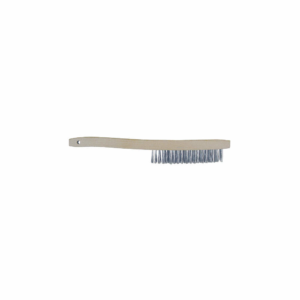 CURVED HANDLE 3 ROW SCRATCH BRUSH .015