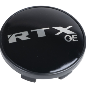 9060K68OEB - Center Cap & Logo Satin Black with RTXoe Chrome