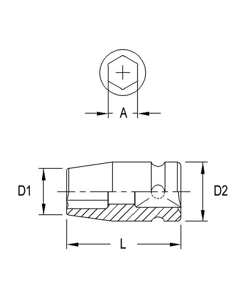 3/8" DR X 13MM SHALLOW IMPACT - Image 2