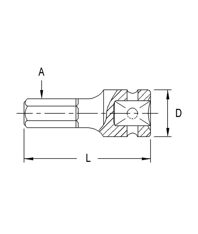 3/8"DR 8MM HEX.HEAD DRIVER - Image 2