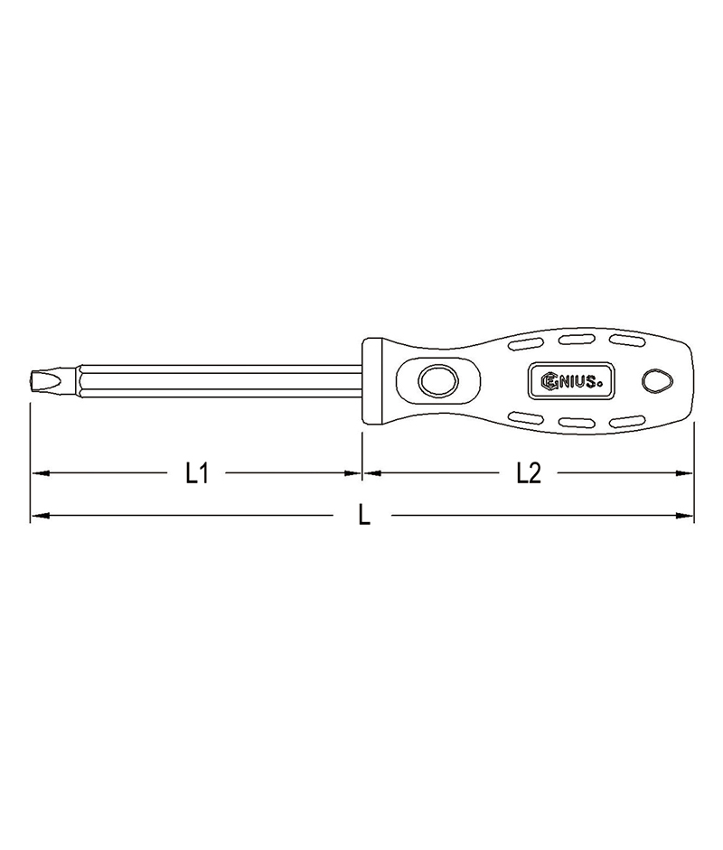 #0 SQUARE SCREWDRIVER W/SOFT HANDLE - Image 2