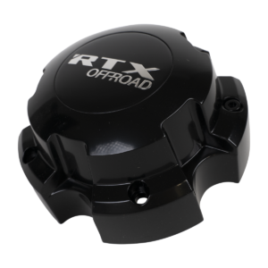 RTX 5905L135CB - Center Cap Satin Black w/ RTX Offroad Chrome with Black Background M5xL35