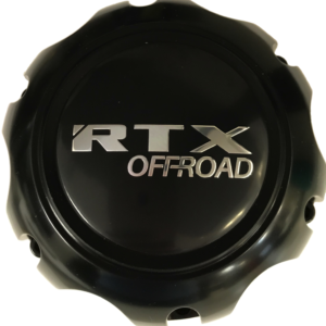 688L129BB1M5 - Satin Black Center Cap w/Black Logo Offroad Chrome 6H Screw M6L45