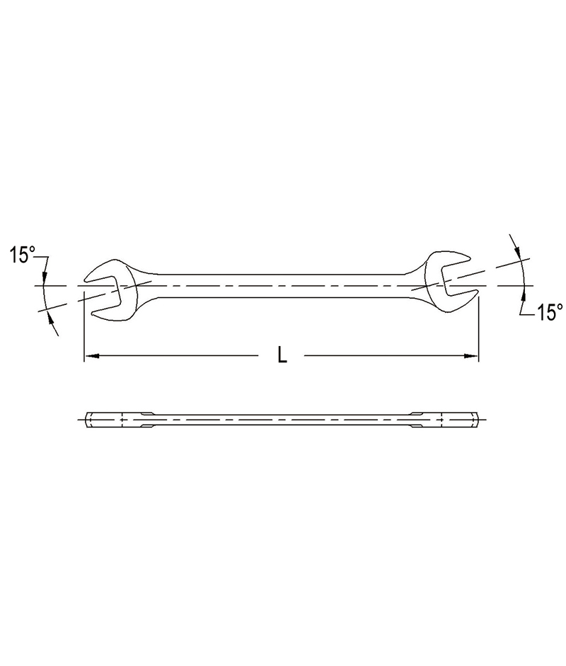 1/2 X 9/16" OPEN END WRENCH - Image 2