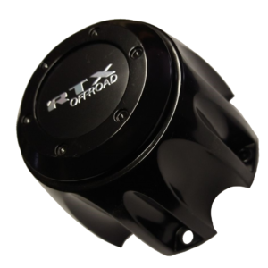 8506L114BB - Center Cap Satin BLK RTXoffroad Chrome Blk Background (3) M6x15