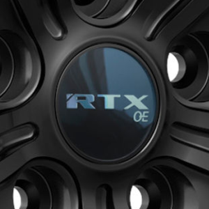 Cap Gloss Black RTXoe Chrome Black Background