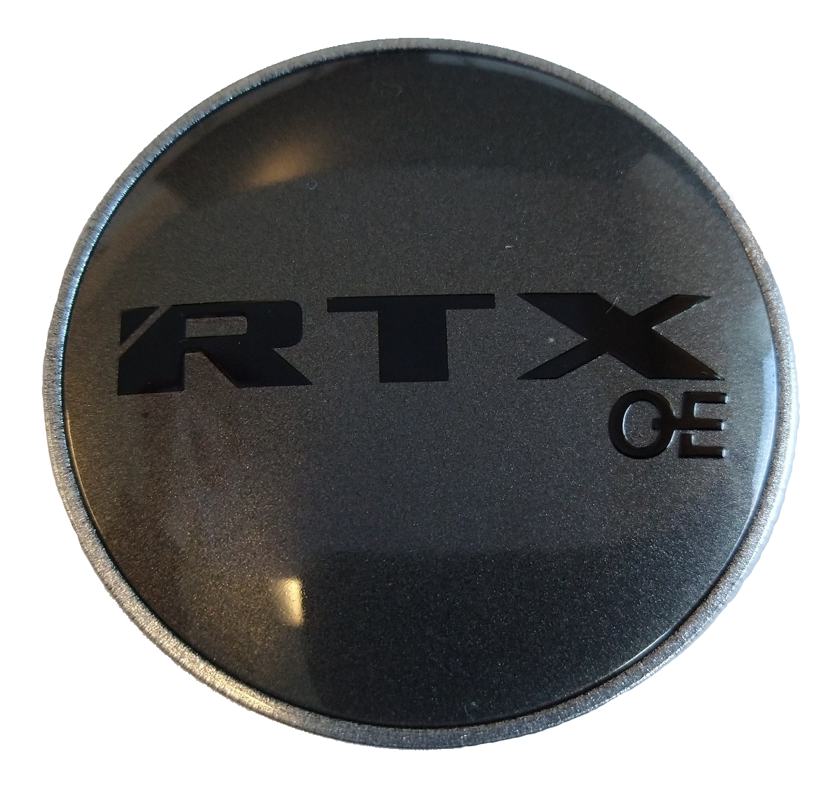 RTX 9091K64OEBK - Center Cap Gunmetal with RTXoe Black Gunmetal Background - Image 2