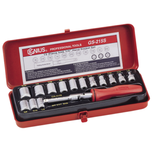 1/4"DR. 15PCS SAE HAND SOCKET