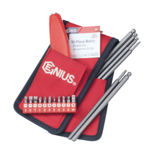 18PC METRIC WOBBLE HEX SCREWDR