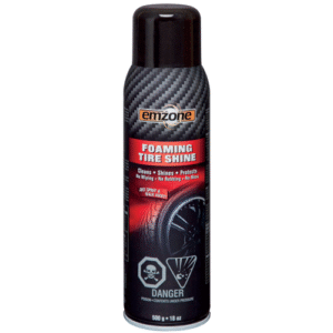 (12)TIRE SHINE FOAM 18OZ