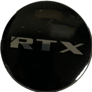 RTX BC016RTXC - Center Cap Black with RTX Logo Chrome