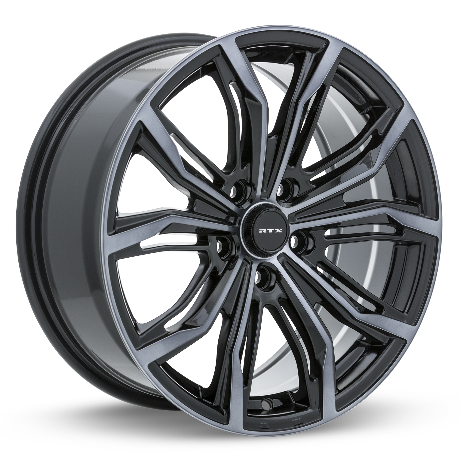 RTX® (RTX) - 082438 - Black Widow - Black Machined Grey - 18x8 5x114.3 ET42 CB73.1