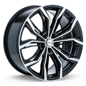 RTX® (RTX) - 082693 - Black Widow - Black Machined - 17x7.5 5x115 ET42 CB70.3