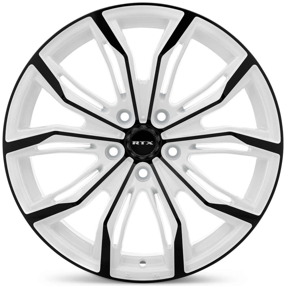 RTX® (RTX) - 083258 - Black Widow - White and Black - 18x8 5x114.3 ET42 CB73.1 - Image 2