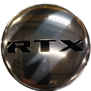 210K62ART - CAP CHROME CURVED LOGO CHROME NEW RTX BLACK