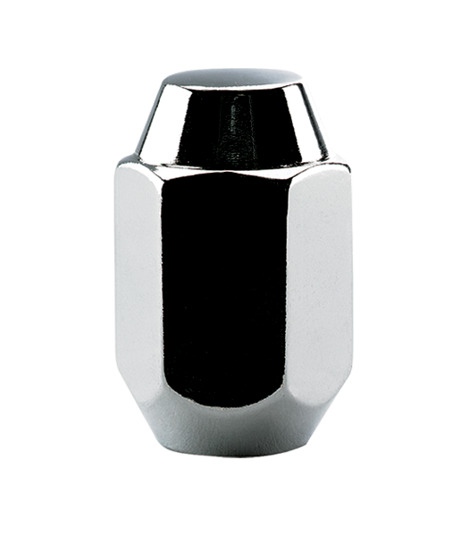 Ceco CD1004-100 - (100) Chrome Acorn Cone Seat Nut 1/2 38mm 21mm Hex