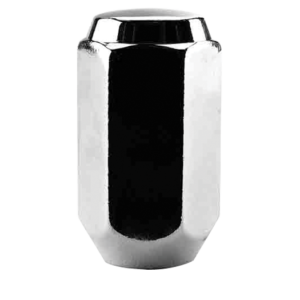 Ceco CD1004L-100 - (100) Chrome Acorn Duplex Cone Seat Nut 1/2 45mm 21mm Hex
