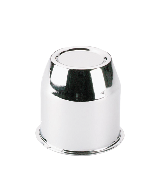 Push Thru Stainless Hub Cover Closed 3.18" Dia 3.37" Tal