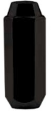 Ceco CD1050XLBK - (1) Black Acorn Duplex Cone Seat Nut 14X2.0 60mm 21mm Hex