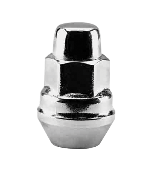 Ceco CD1507 - (1) Chrome Bulge Acorn Cone Seat Nut 12X1.5 25mm 17mm Hex