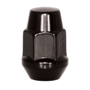 Ceco CD1707SBK - (1) Black Bulge Acorn 2-PC Cone Seat Nut 12X1.5 35mm 19mm Hex