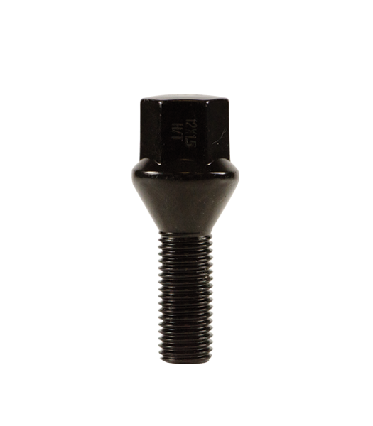 Ceco CD1807BK - (1) Cone Seat Bolt 12X1.50 28mm Thread Length 17mm HEX Black