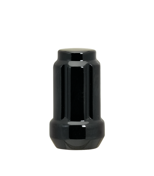 Ceco CD3804BK-100 - (100) Black 6 Spline Cone Seat Nut 1/2 35mm 19/21mm Hex