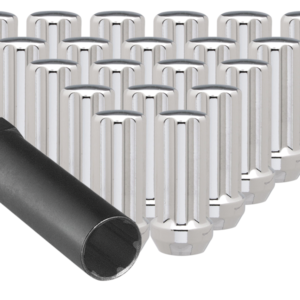 Ceco CD3804L-32 - (32) Chrome Duplex7 Spline Nut 1/2" 48mm HEIGHT