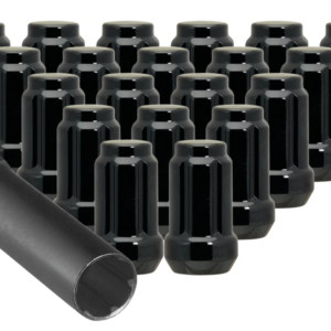 Ceco CD3806BK-20 - (20) Black 6 Spline Nut 12X1.25 35mm HEIGHT