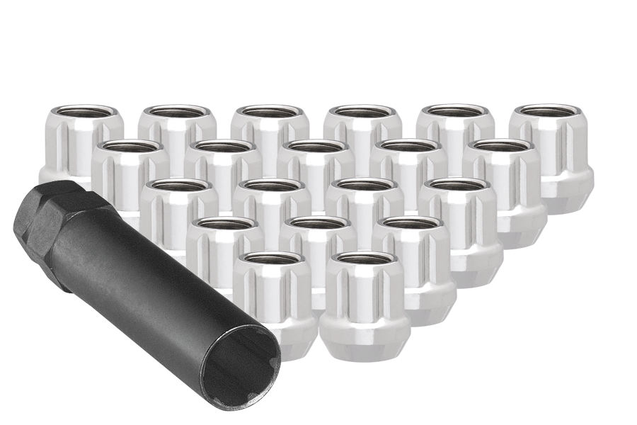 Ceco CD3807-20OE - (20) Chrome 6 Spline Nut 12X1.50 21mm HEIGHT